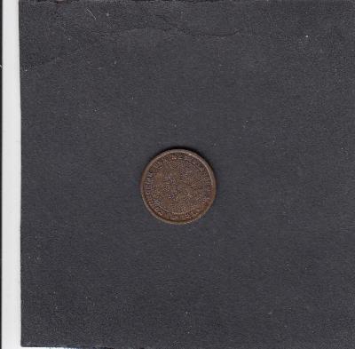 Beschrijving: 1/2 Cent WILHELMINA 